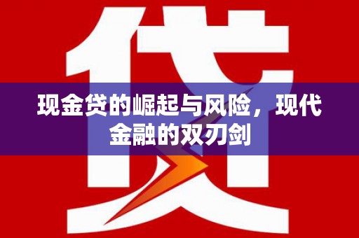 双牌现金贷的崛起与风险，现代金融的双刃剑