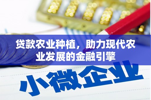 双牌贷款农业种植，助力现代农业发展的金融引擎