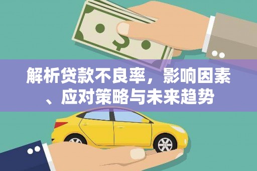 双牌解析贷款不良率，影响因素、应对策略与未来趋势