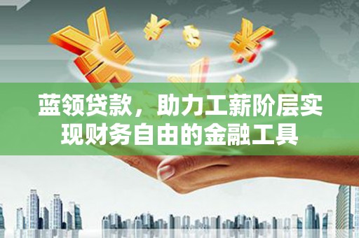 双牌蓝领贷款，助力工薪阶层实现财务自由的金融工具