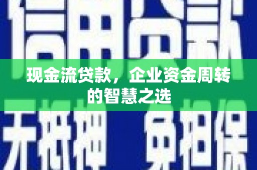 双牌现金流贷款，企业资金周转的智慧之选