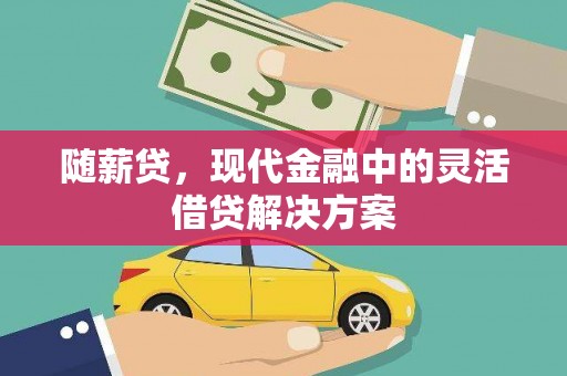 双牌随薪贷，现代金融中的灵活借贷解决方案
