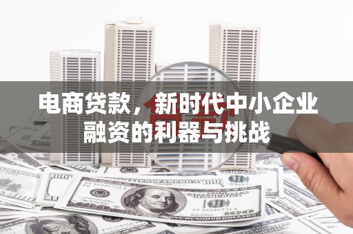 双牌电商贷款，新时代中小企业融资的利器与挑战