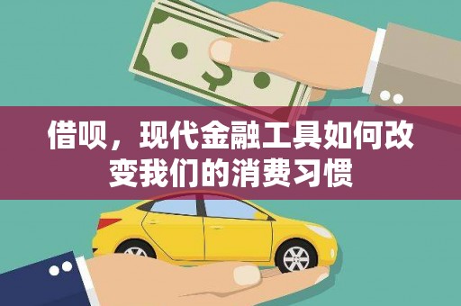 双牌借呗，现代金融工具如何改变我们的消费习惯