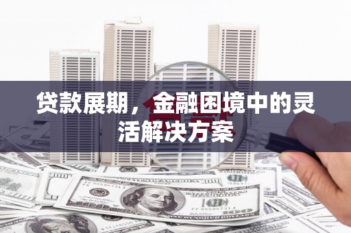 双牌贷款展期，金融困境中的灵活解决方案