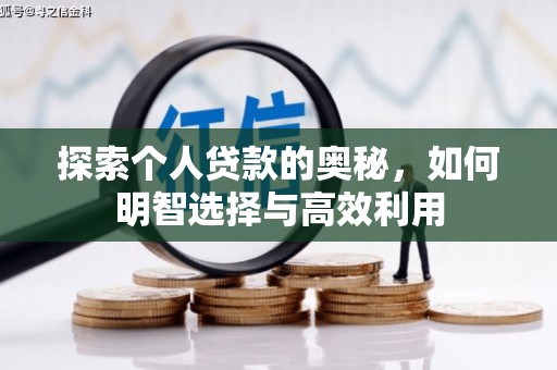 双牌探索个人贷款的奥秘，如何明智选择与高效利用