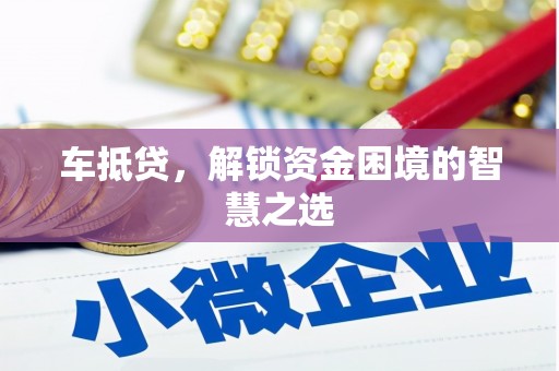 双牌车抵贷，解锁资金困境的智慧之选