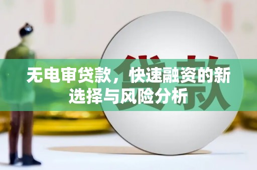 双牌无电审贷款，快速融资的新选择与风险分析