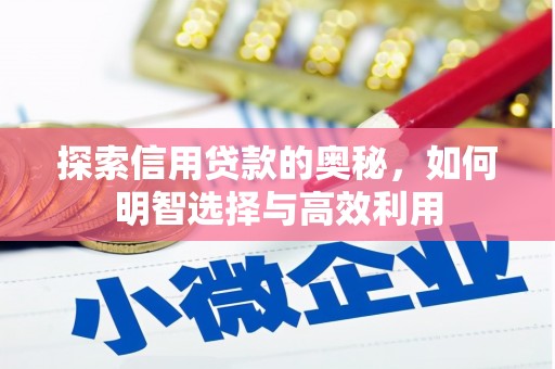 双牌探索信用贷款的奥秘，如何明智选择与高效利用