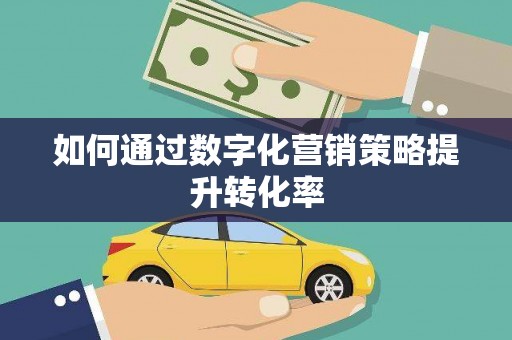双牌如何通过数字化营销策略提升转化率