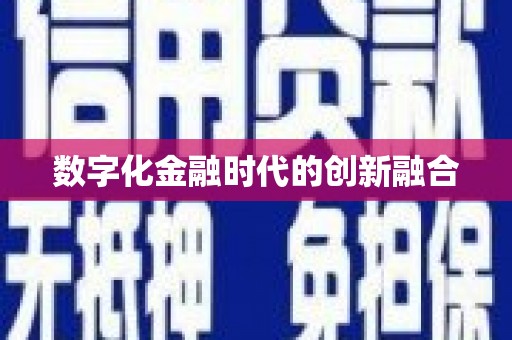 双牌数字化金融时代的创新融合